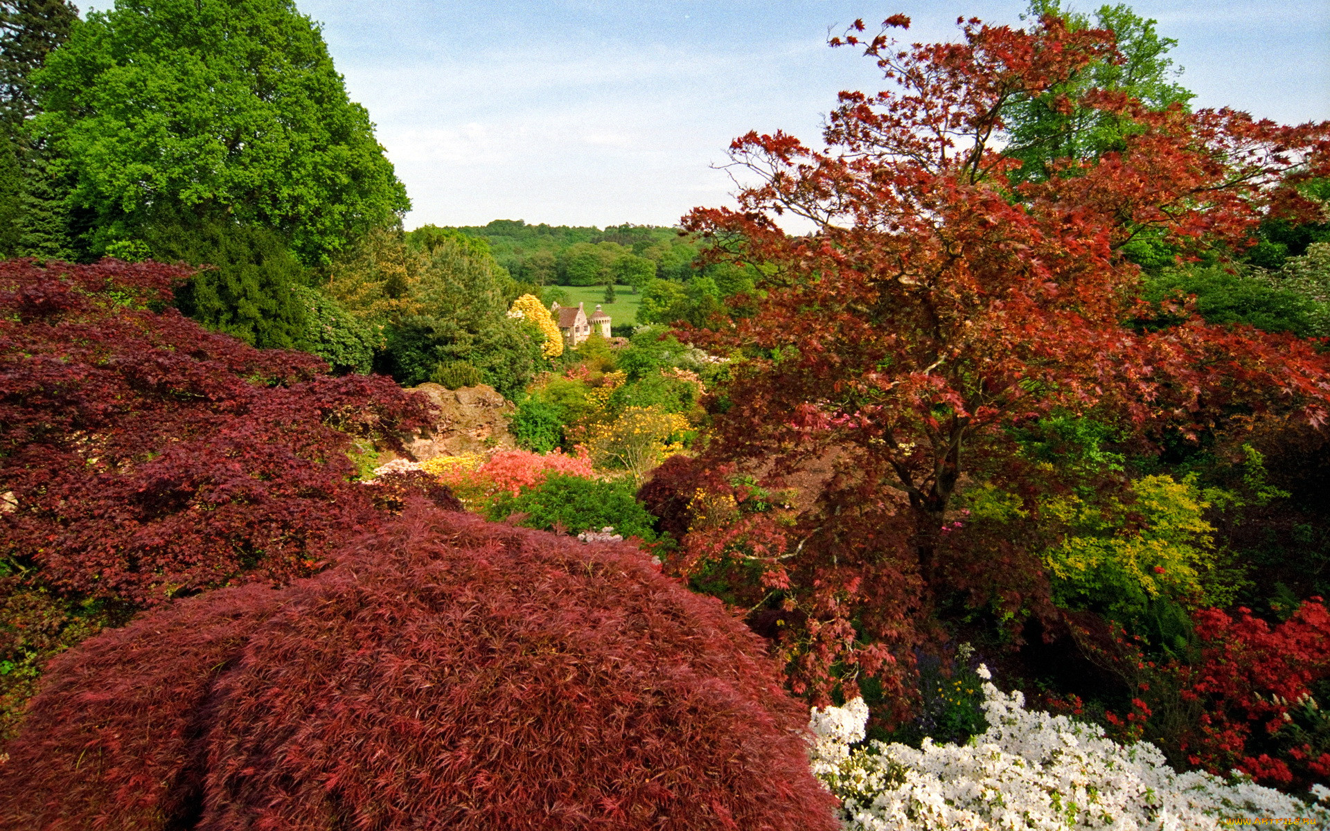 scotney castle  gardens,  kent, , 